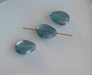 Skleněný korálek slzička 17,2 x 12 mm (AC437)