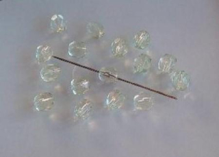 Skleněný broušený korálek 6 x 5,6 mm (AC439)