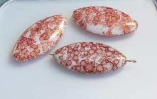 Skleněný korálek šváb 36,5 x 20 mm více balení (AC445)
