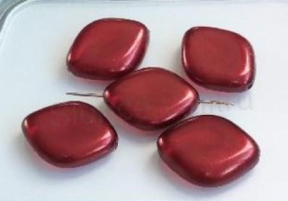 Skleněný korálek tvarovaný 26 x 21 mm více balení (AC449)