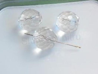 Skleněný broušený korálek 13 mm více balení (AC450)