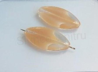 Skleněný korálek šváb 35,3 x 17,8 mm (AC457)