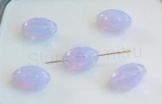 Skleněný korálek tvarovaný 18,2 x 11,4 mm (AC474)