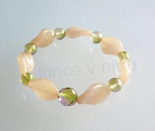 Korálkový náramek ze skleněných korálků – Jablonecké korálky (BC570)