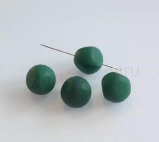 Skleněný korálek tvarovaný 15 mm - 4 ks (AC499)