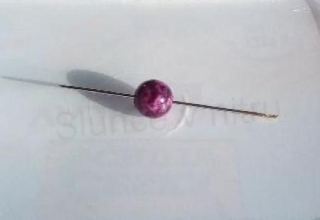 Skleněný korálek batikovaný 8 mm (AC507)