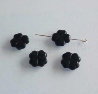 Skleněný korálek čtyřlístek 13,3 mm (AC539)