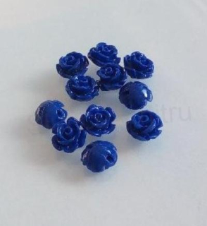 Plastový voskový korálek růžička 8 mm (AC555)