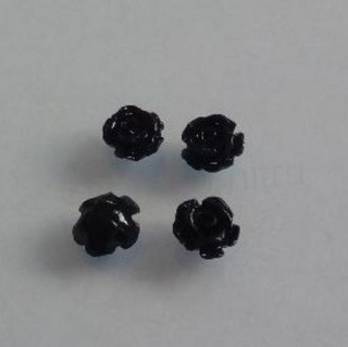 Plastový voskový korálek růžička 8 mm (AC560)