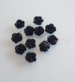 Plastový voskový korálek růžička 10 mm (AC567)