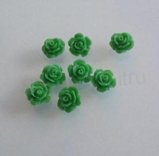 Plastový voskový korálek růžička 10 mm (AC568)