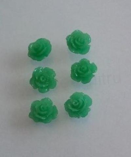 Plastový voskový korálek růžička 10 mm (AC575)