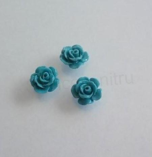 Plastový voskový korálek růžička 10 mm (AC584)