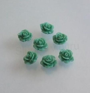 Plastový voskový korálek růžička 10 mm (AC586)