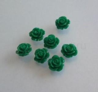 Plastový voskový korálek růžička 10 mm (AC589)