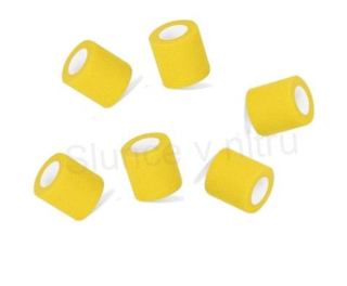 Elastická samofixační obinadlo, obvaz žlutý větší (F11