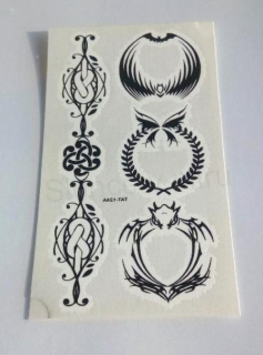 Voděodolné, dočasné tetovaní Ornament (E884)