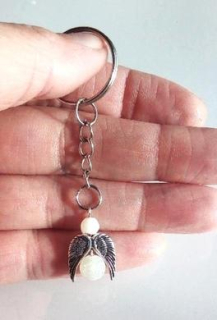  Přívěšek na klíče - minerální Achát dračí (X1813)