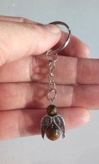  Přívěšek na klíče - minerální Tygří oko (X1815)