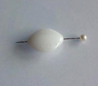 Skleněný tvarovaný korálek 19,8 x 15,9 mm (AC617)