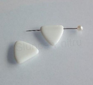 Skleněný ploškovaný korálek 16 mm - 2 ks (AC621)