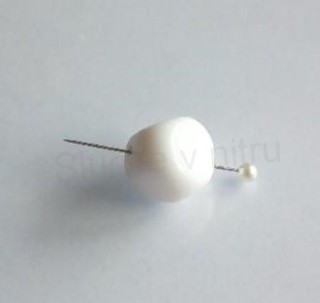 Skleněný tvarovaný korálek 17,6 x 15,5 mm (AC623)