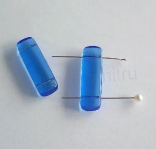 Skleněný ploškovaný korálek 24 x 8 mm (AC625)