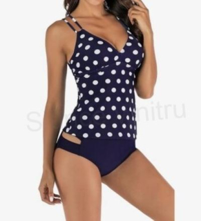 Dámské koupací push‑up tankini La Orchid velikost S (K397)