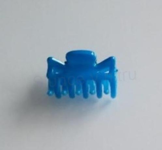 Menší střední skřipce barevné 2,5 x 1,8 cm modrý (H545)