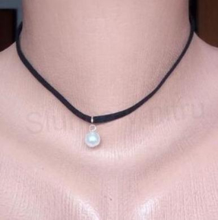 Náhrdelník choker s kuličkou (BD847)