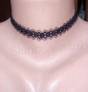 Náhrdelník choker jemná krajka (BD848)