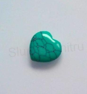 Magnezit hmatka srdce 20 mm | modré (X1825)