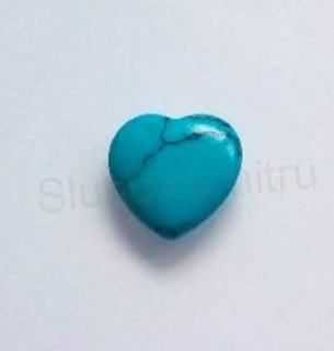 Tyrkenit hmatka srdce 20 mm (X1827)