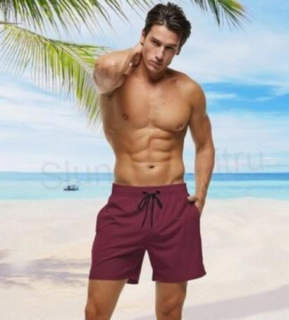 Pánské plavky Arcweg – 2v1 s kompresní podšívkou, bordo (L / EU 40–42) (K410)