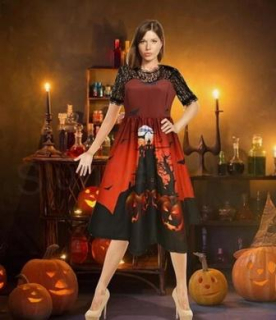 Dámské Formizon halloweenské šaty velikost XL (K416)