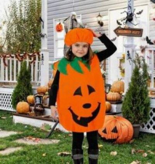 Dětský Dýňový kostým velikost L (W213)