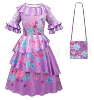 Universální dívčí, dámské šaty s kytičkami velikost L (W214)