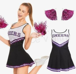 Kostým roztleskávačka s třásněmi velikost S (K424)