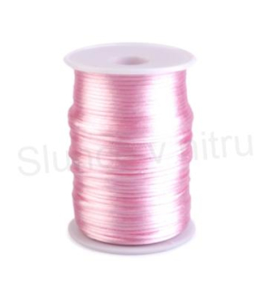 Saténová šňůrka 2mm - růžová 3m/bal (N35)