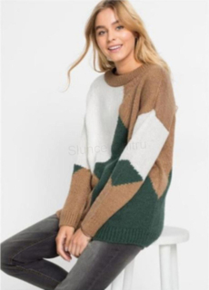 Dámský hřejivý svetr velikost 2 XL až 3 XL (K451)