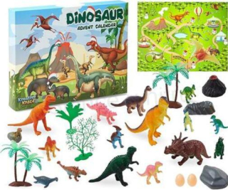 Velký adventní kalendář dinosaurus (D918)