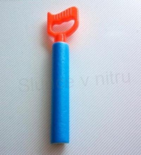 Vodní pěnová stříkací pistole modrá 34 cm (D921)
