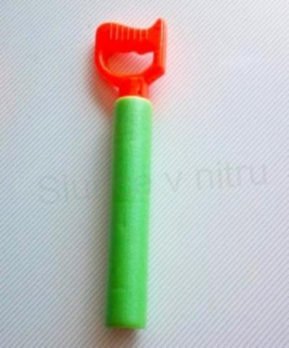 Vodní pěnová stříkací pistole zelená 34 cm (D921)