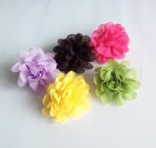 Gumička do vlasů s kytičkou (H566)