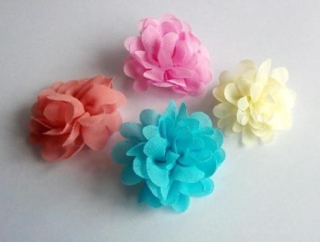 Gumička do vlasů s kytičkou (H568)