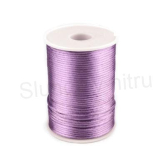 Saténová šňůrka 2mm - fialová (zephyr) 3m/bal (N39)