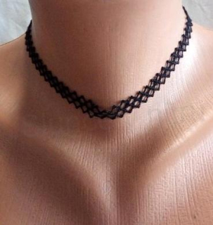 Náhrdelník krajkový choker (BD862)