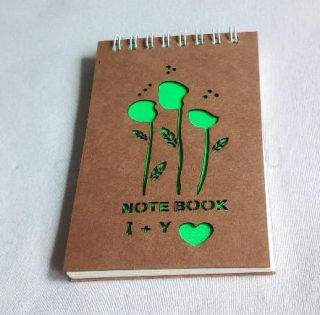 Notes, blok kroužkový linkovaný 13 x 8 cm - 50 listů (E917)