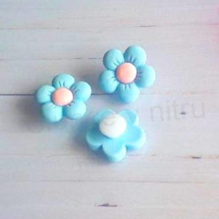 Pryskyřičné odznačky na boty květina (H579)