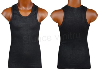 Sportovní tílko dětské černé vel. 110-116 (W218)